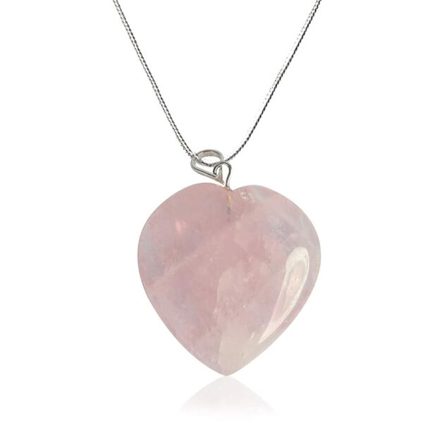 Rose Quartz Heart Pendant - Image 6