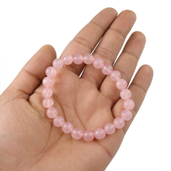 Rose Quartz Bracelet (Love & Compassion) - Image 6