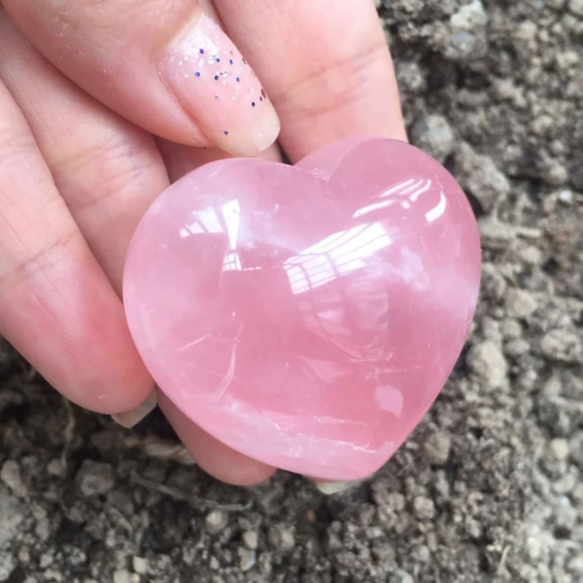 Rose Quartz Heart Pendant