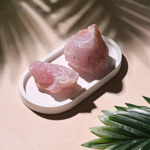 Raw Rose Quartz Cluster - Image 3