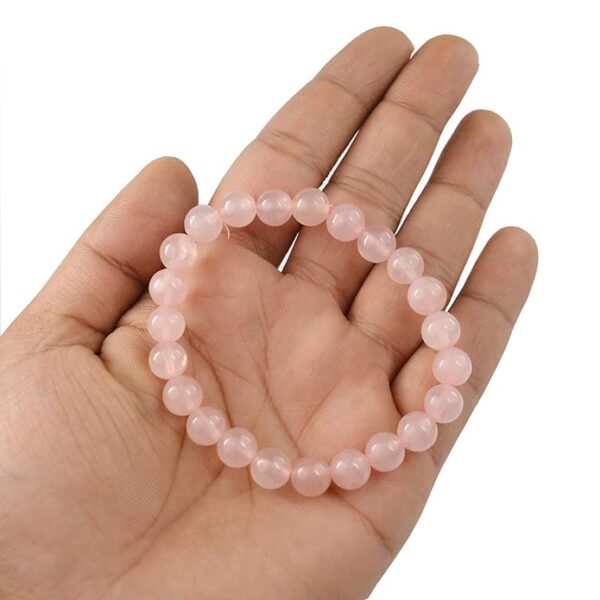 Rose Quartz Bracelet (Love & Compassion) - Image 4