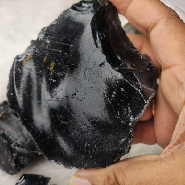 Raw Black Obsidian Cluster - Image 3