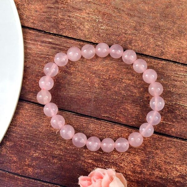 Rose Quartz Bracelet (Love & Compassion) - Image 2