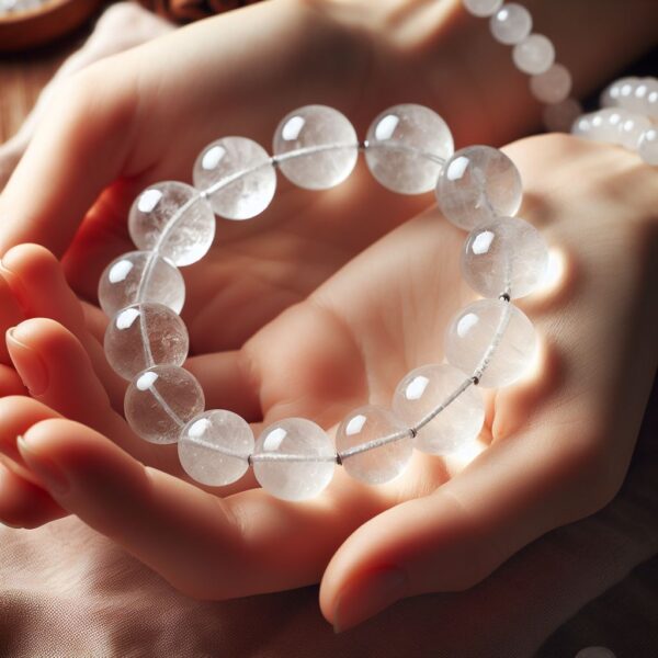 Clear Quartz Bracelet (Clarity & Energy) - Image 6