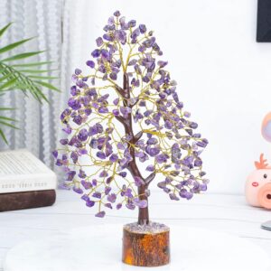 Amethyst Crystal Tree by Infinite Ratnaz for peace, intuition, and spiritual protection