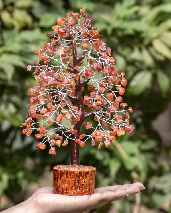 Carnelian Chakra Tree by Infinite Ratnaz for energy, motivation, and sacral chakra healing