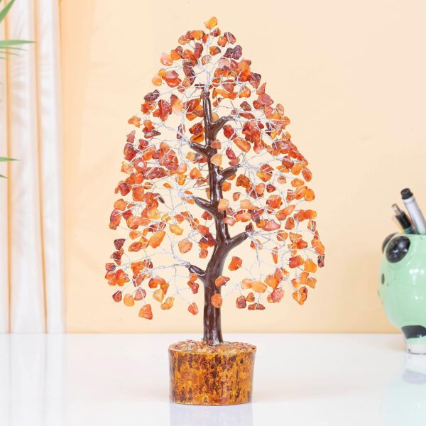 Carnelian Chakra Tree by Infinite Ratnaz for energy, motivation, and sacral chakra healing