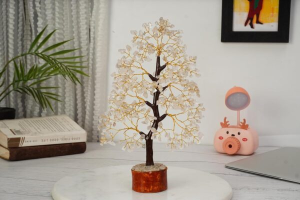 Clear Quartz Crystal Tree by Infinite Ratnaz for clarity, healing, and energy amplification