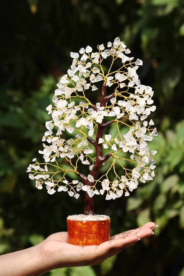 Clear Quartz Crystal Tree by Infinite Ratnaz for clarity, healing, and energy amplification