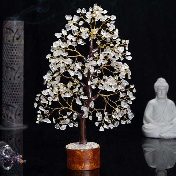 Clear Quartz Crystal Tree by Infinite Ratnaz for clarity, healing, and energy amplification