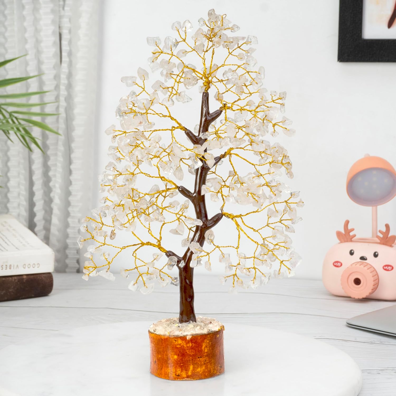 Clear Quartz Crystal Tree by Infinite Ratnaz for clarity, healing, and energy amplification