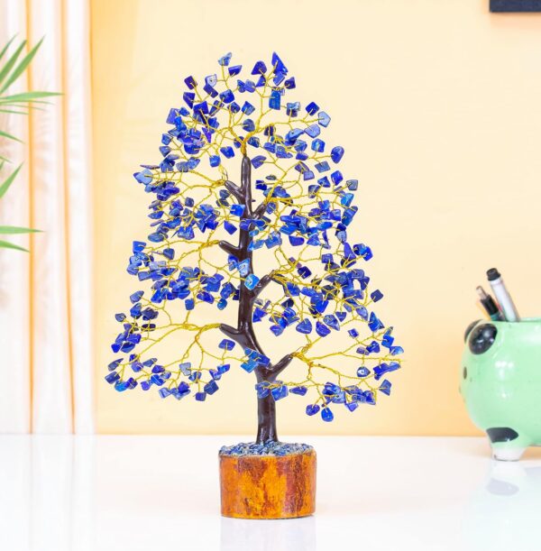 Lapis Lazuli Crystal Tree by Infinite Ratnaz for wisdom, truth, and spiritual growth