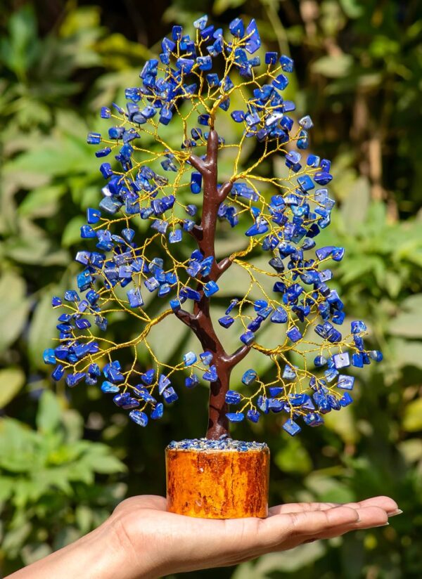 Lapis Lazuli Crystal Tree by Infinite Ratnaz for wisdom, truth, and spiritual growth