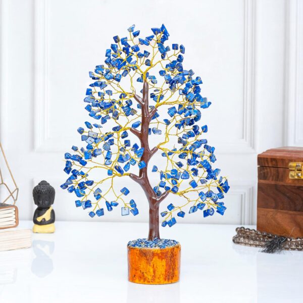 Lapis Lazuli Crystal Tree by Infinite Ratnaz for wisdom, truth, and spiritual growth