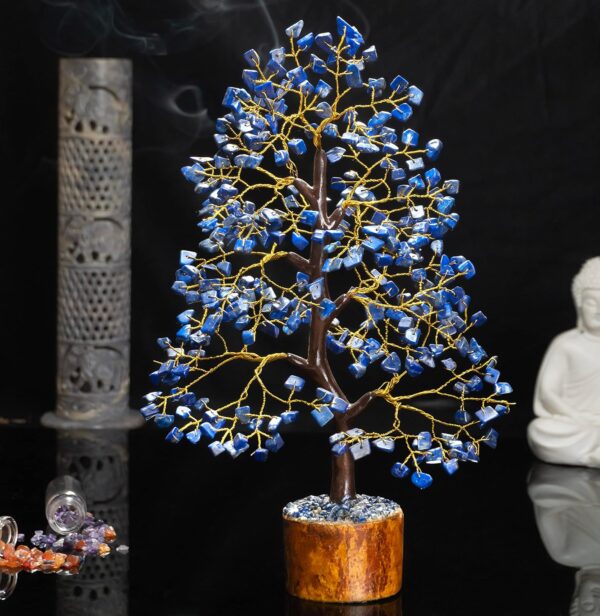 Lapis Lazuli Crystal Tree by Infinite Ratnaz for wisdom, truth, and spiritual growth