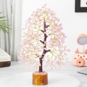Rose Quartz Crystal Tree by Infinite Ratnaz for love, harmony, and emotional healing