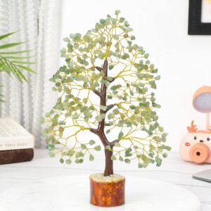 Green Jade Crystal Tree by Infinite Ratnaz for luck, prosperity, and emotional balance