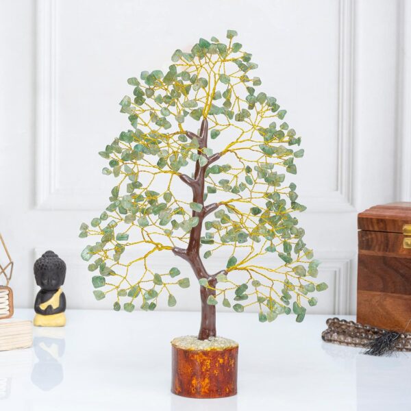 Green Jade Crystal Tree by Infinite Ratnaz for luck, prosperity, and emotional balance