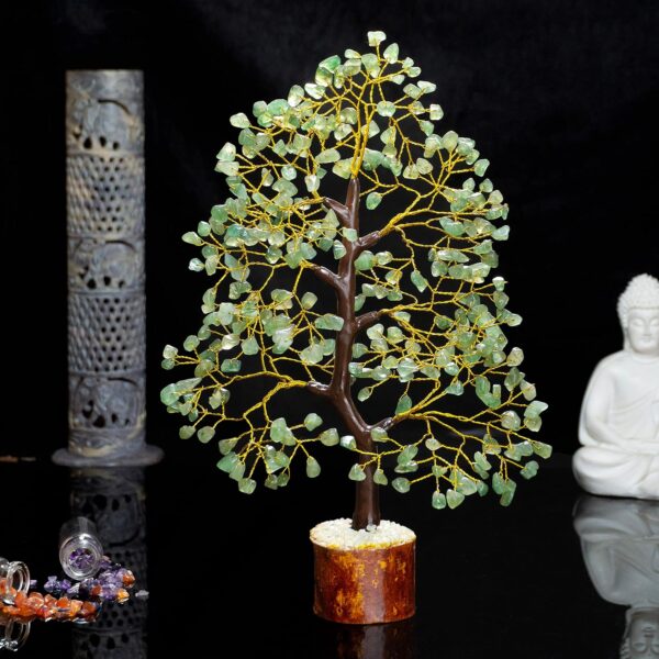 Green Jade Crystal Tree by Infinite Ratnaz for luck, prosperity, and emotional balance