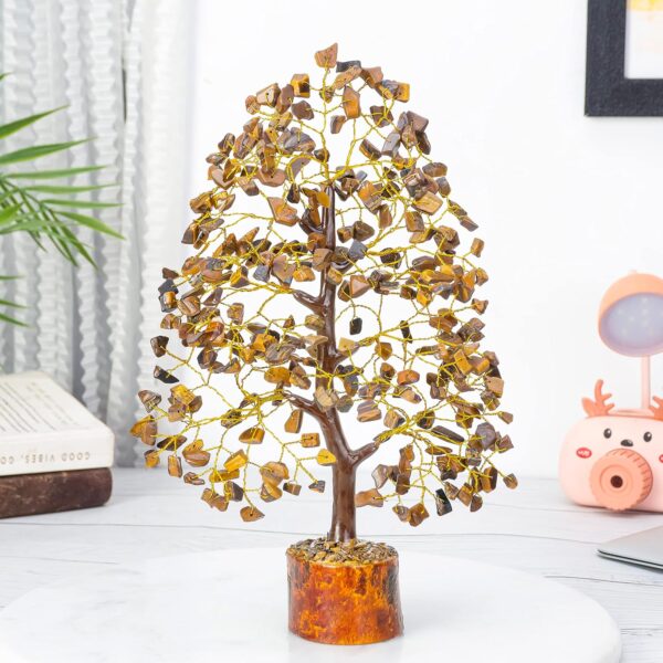 Tiger Eye Crystal Tree by Infinite Ratnaz for strength, focus, and grounding energy