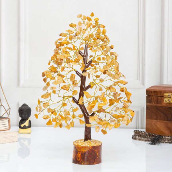 Yellow Aventurine Crystal Tree by Infinite Ratnaz for positivity and prosperity