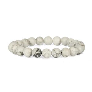 Howlite Crystal Bracelet – Peace, Calm & Balance